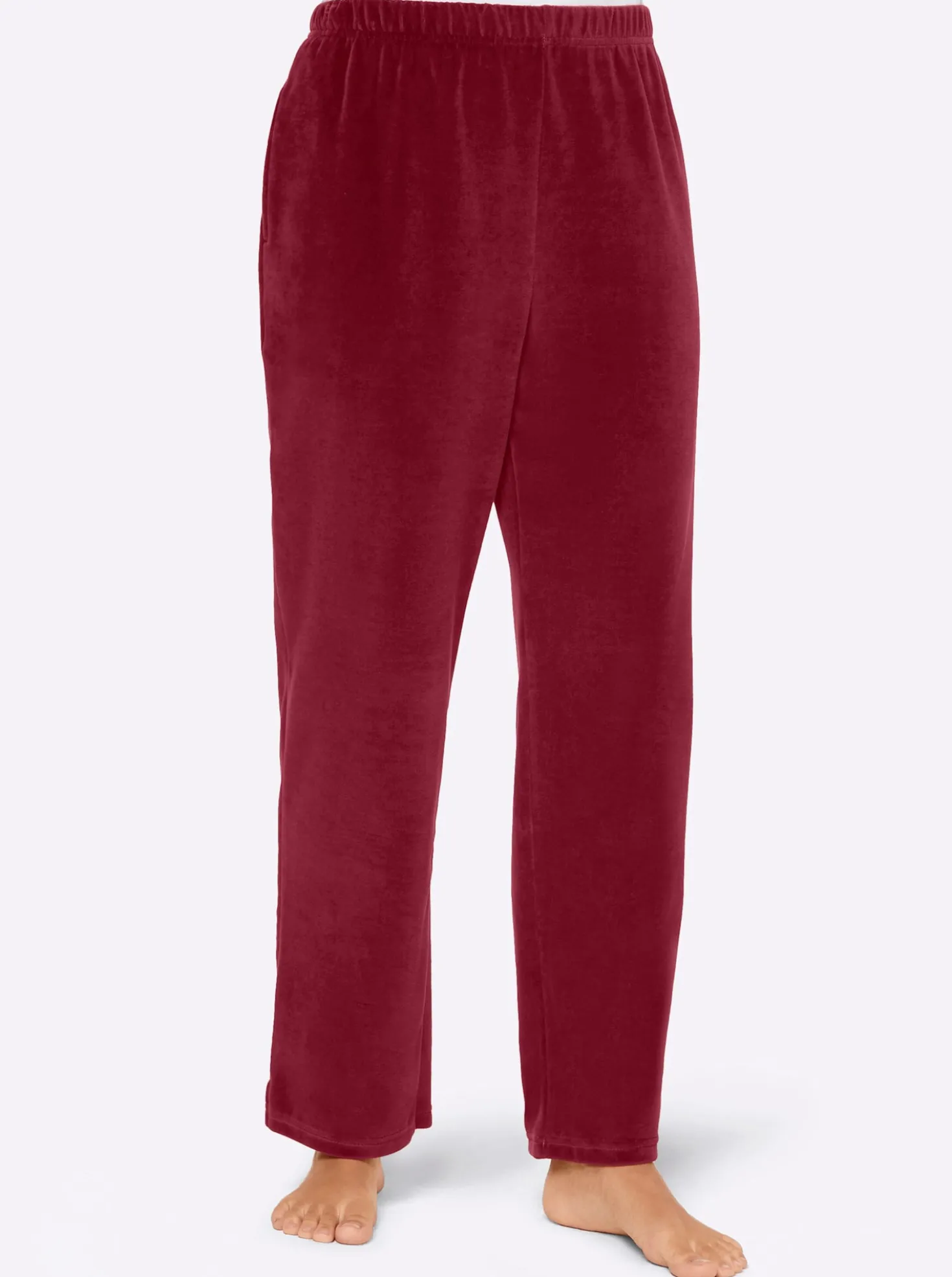 Nickihose mit Schlitz am Bein