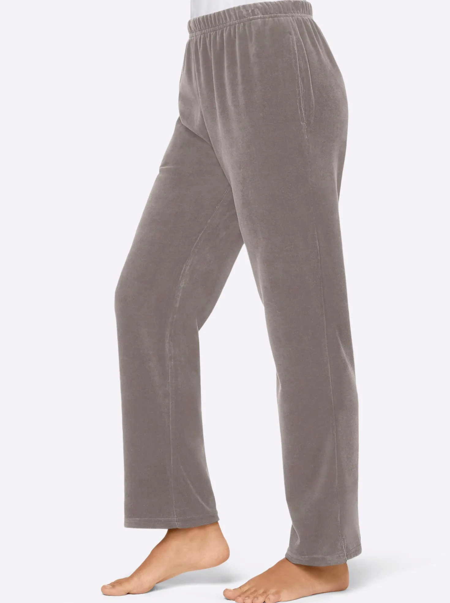 Nickihose mit Schlitz am Bein