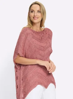 Oversize-Pullover mit Glanzgarn