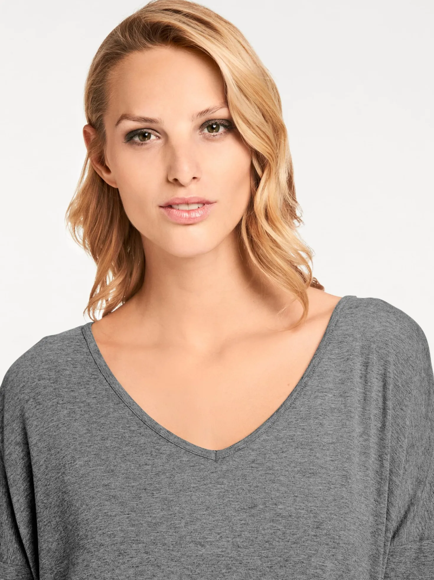 Oversize-Shirt mit Kaschier-Effekt