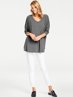 Oversize-Shirt mit Kaschier-Effekt