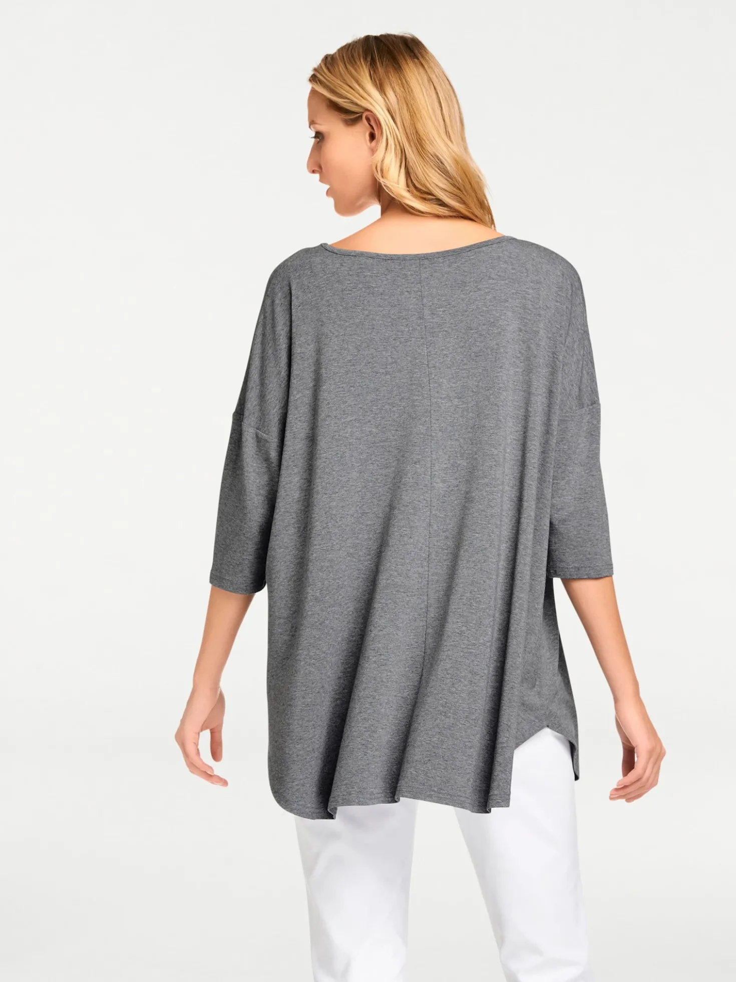 Oversize-Shirt mit Kaschier-Effekt