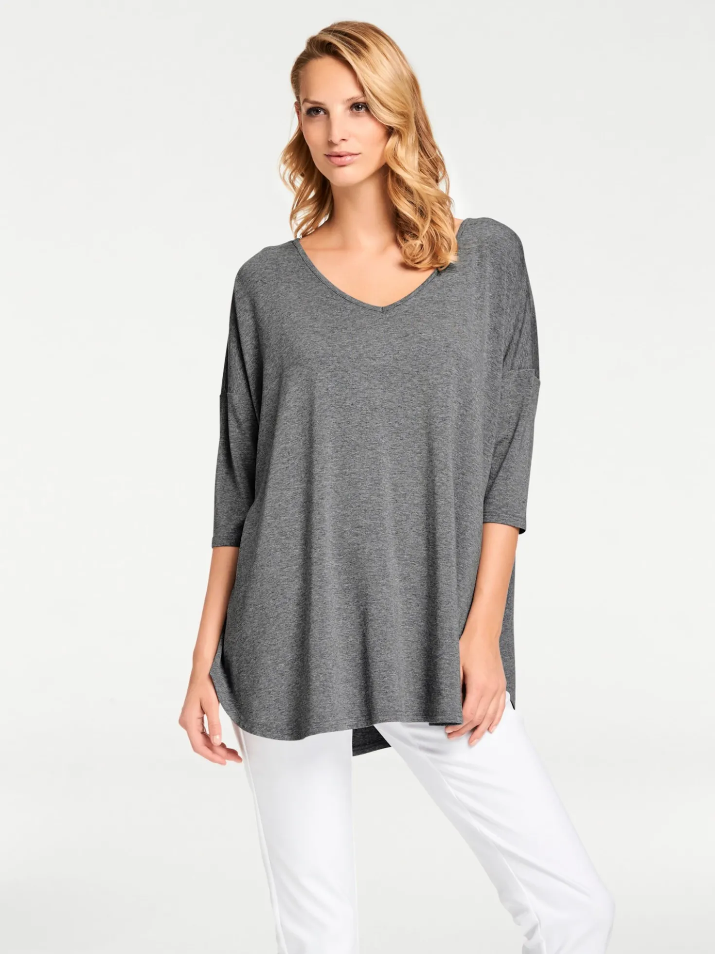 Oversize-Shirt mit Kaschier-Effekt