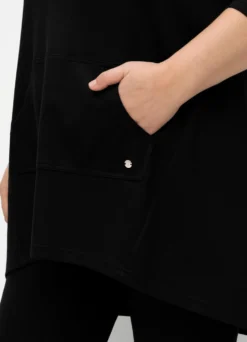 Oversize-Shirt mit Satinbändern