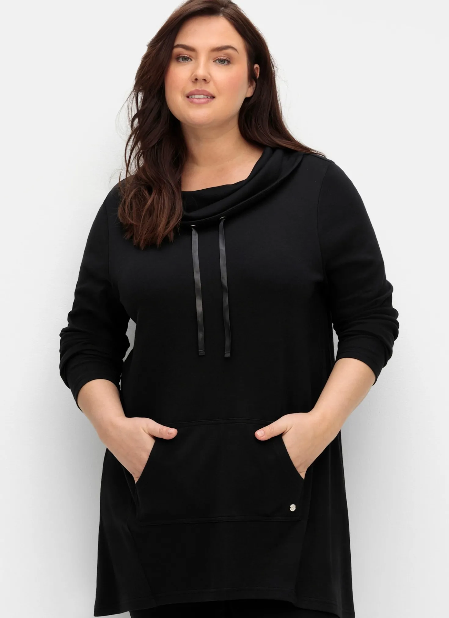 Oversize-Shirt mit Satinbändern
