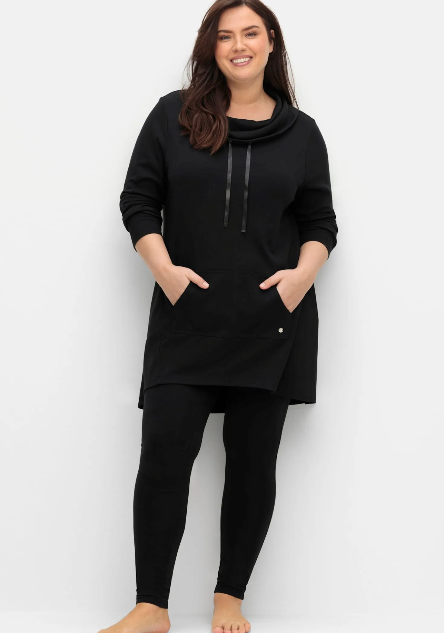 Oversize-Shirt mit Satinbändern