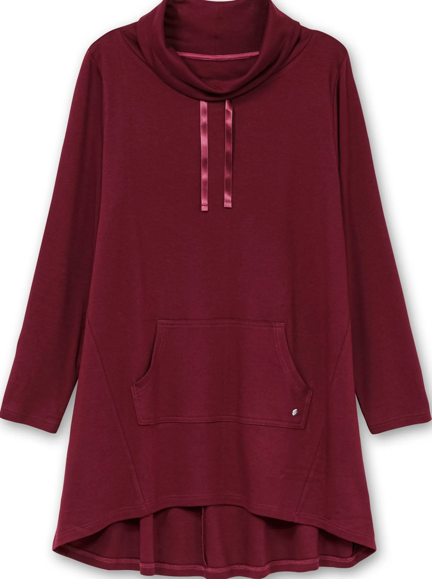 Oversize-Shirt mit Satinbändern