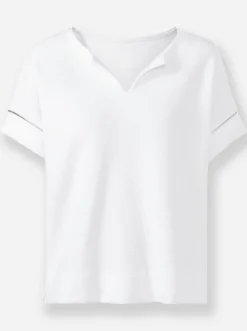 Oversize-Shirt mit Seitenschlitzen
