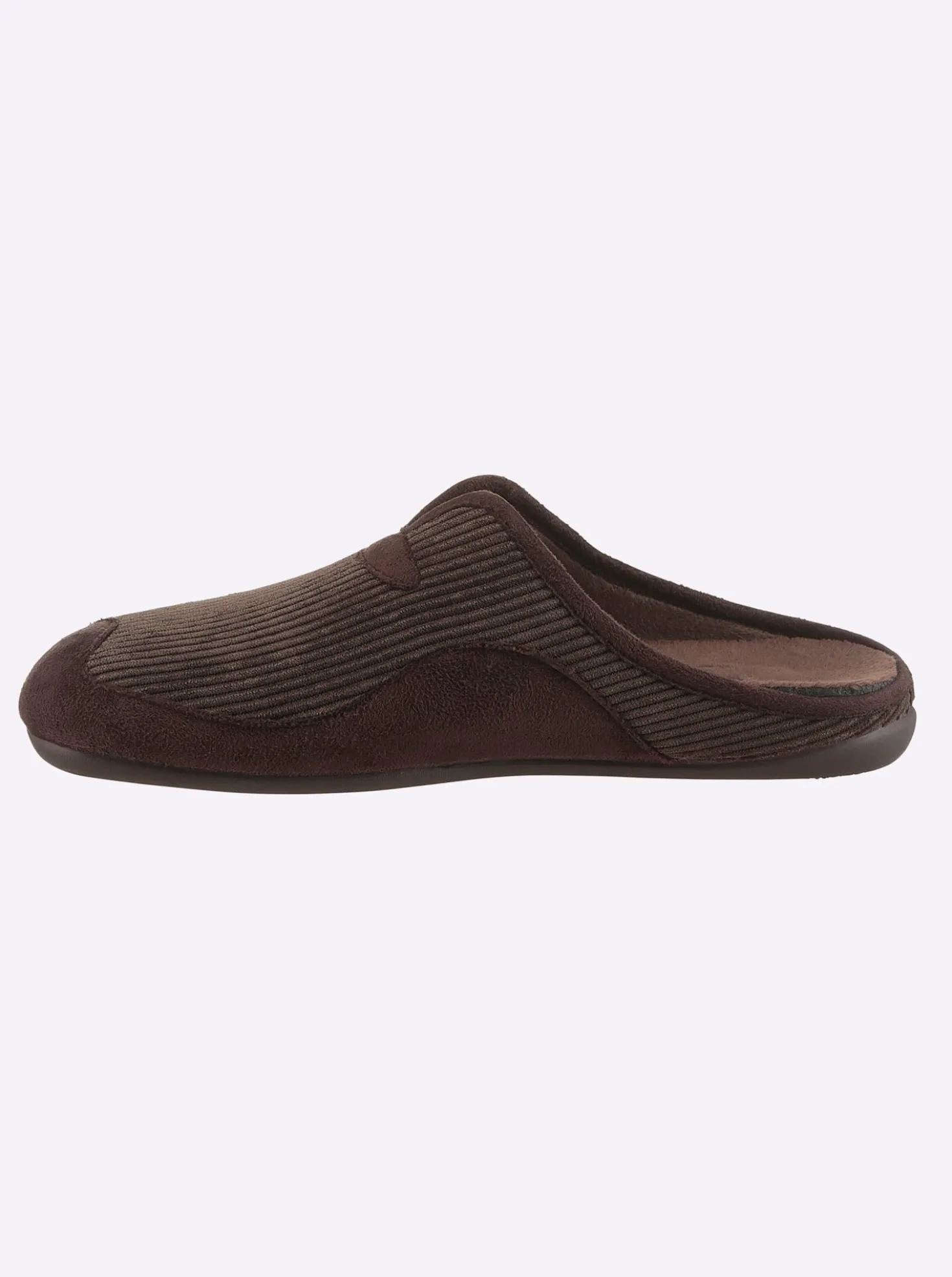 Pantoffel in Cord-Qualität
