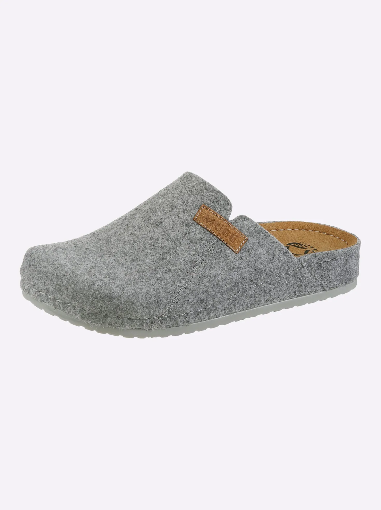Pantoffel mit Memory-Fußbett
