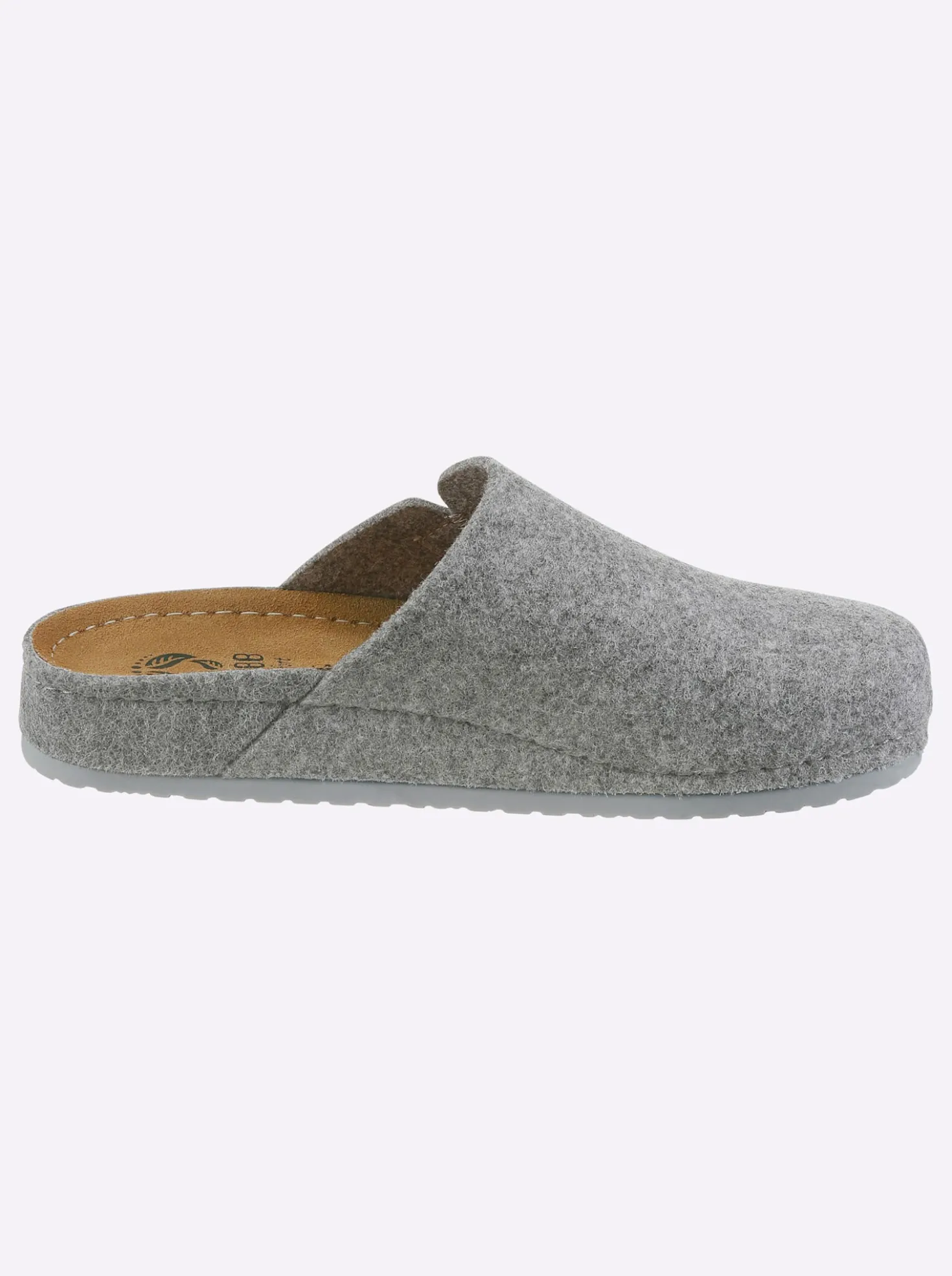 Pantoffel mit Memory-Fußbett