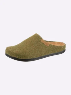 Pantoffel mit Memory-Fußbett