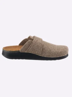 Pantoffel mit Memory-Fußbett