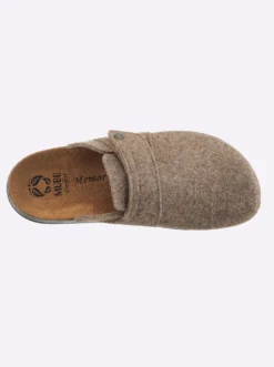 Pantoffel mit Memory-Fußbett