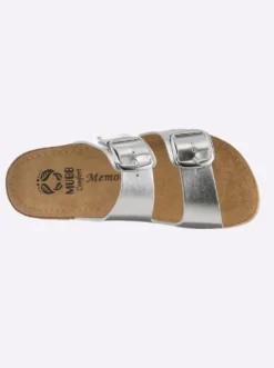 Pantolette in Metallic-Farben