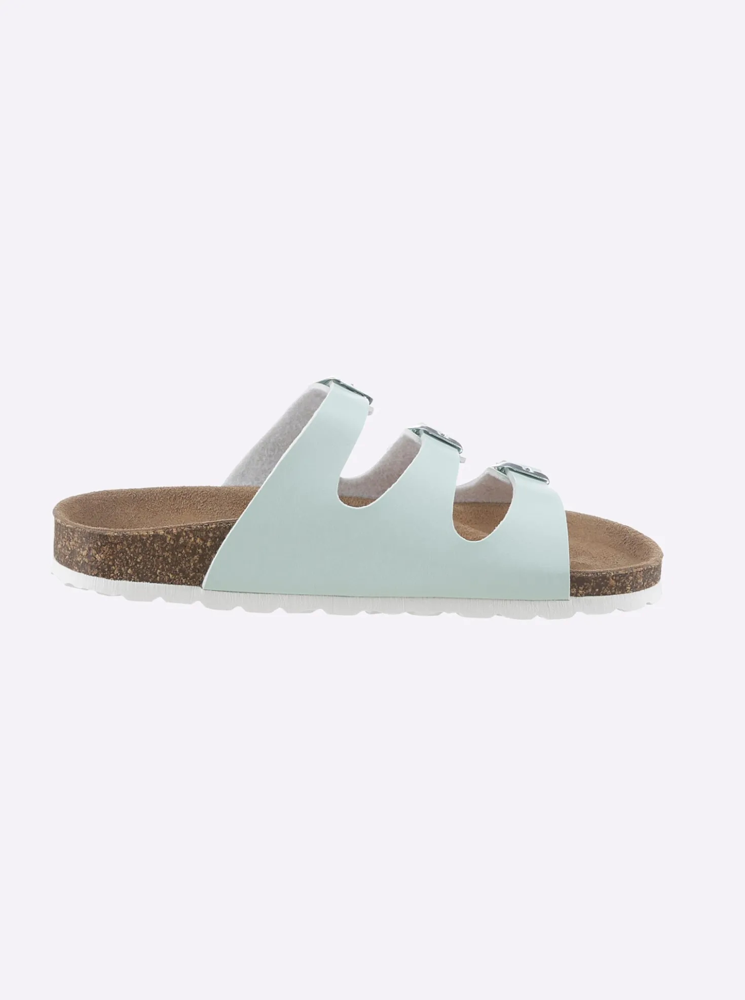 Pantolette in schlanker Weite F