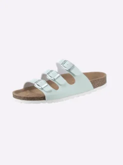 Pantolette in schlanker Weite F