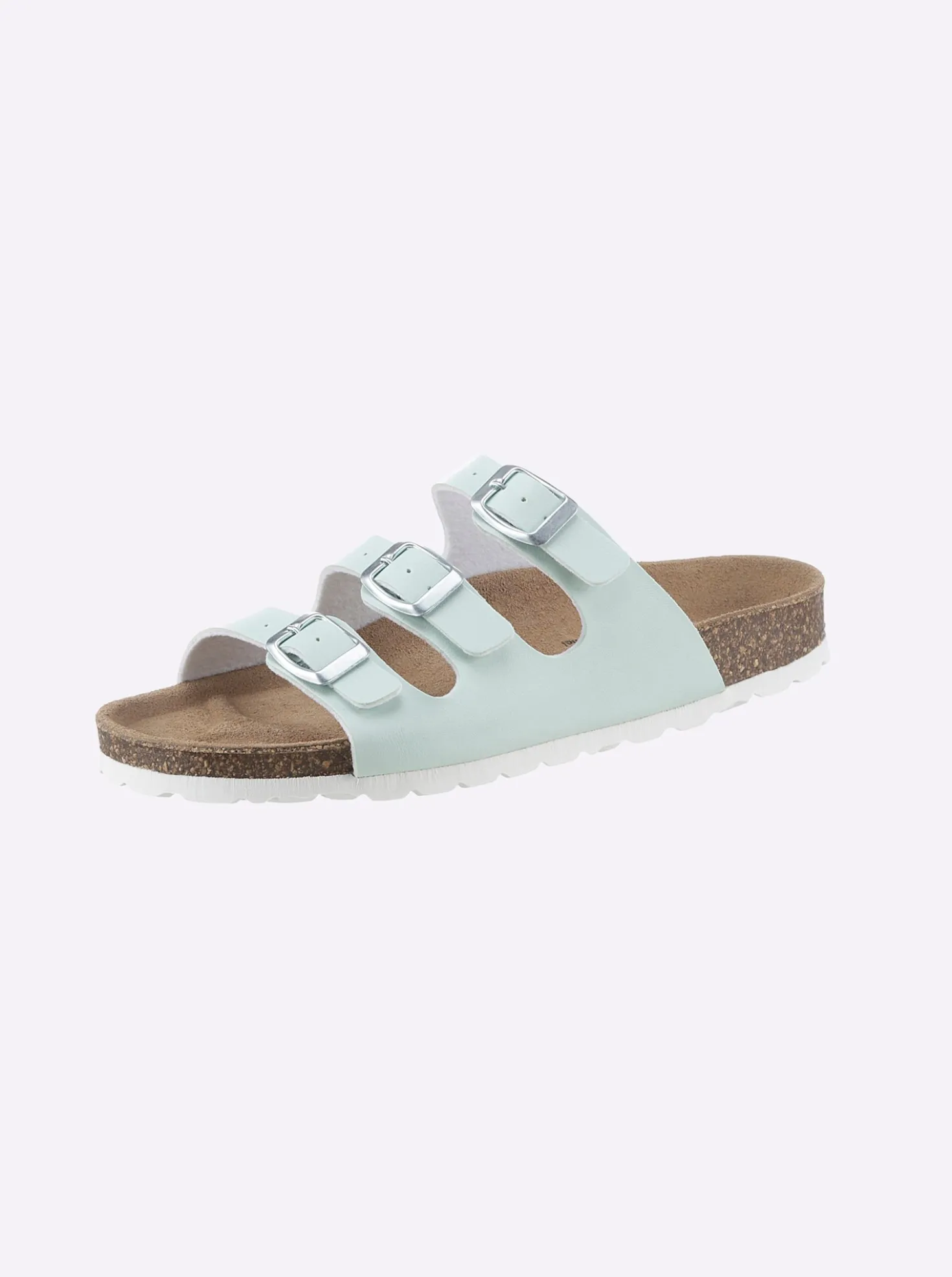 Pantolette in schlanker Weite F