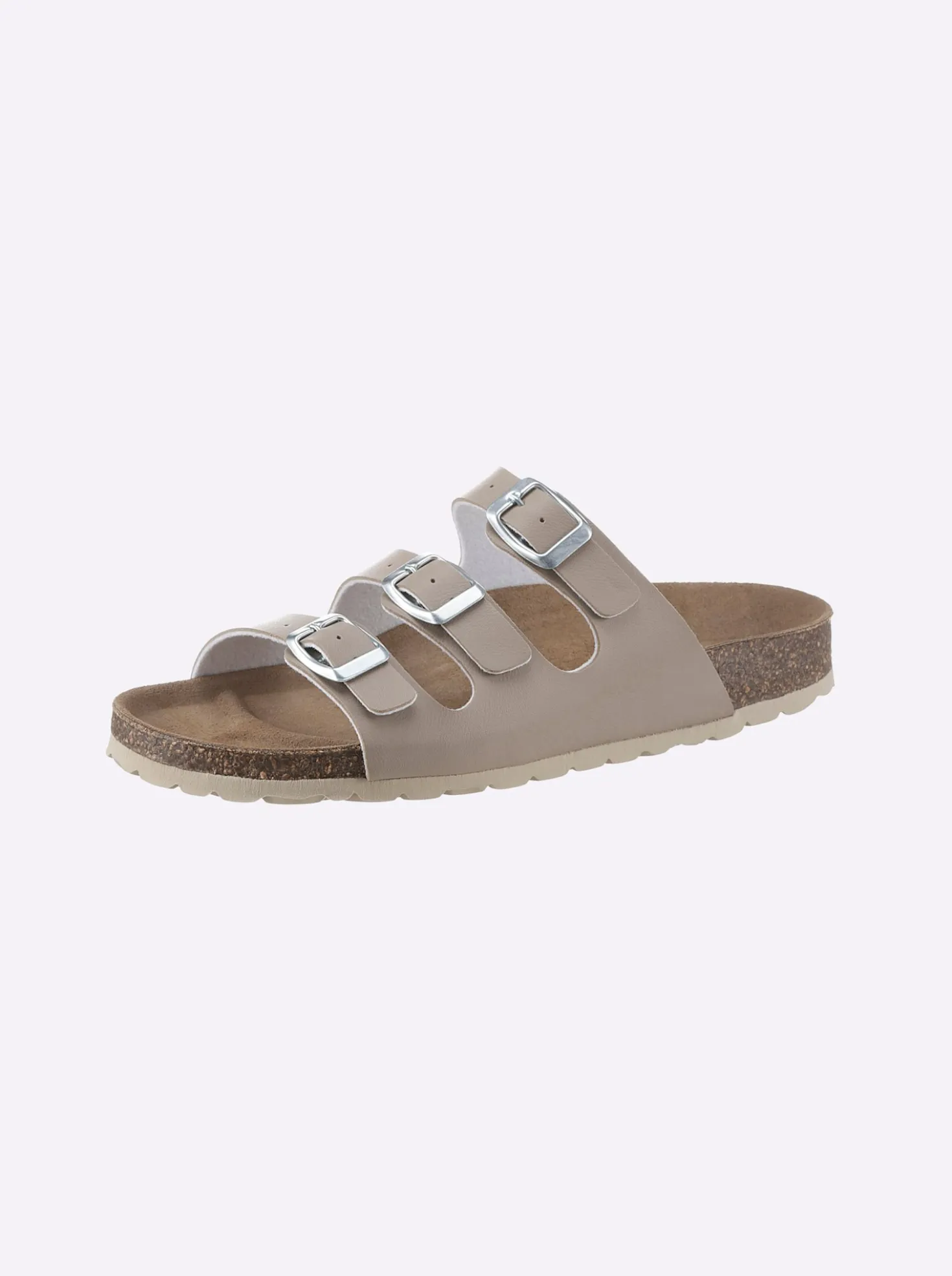 Pantolette in schlanker Weite F