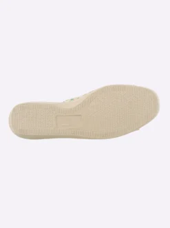 Pantolette mit floralem Druck