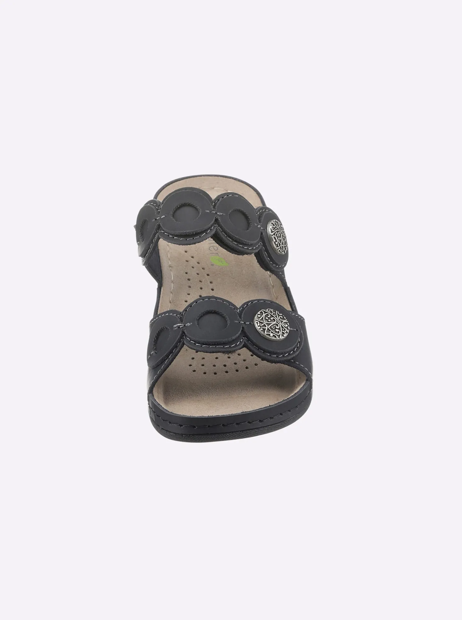 Pantolette mit gepolsterter Laufsohle