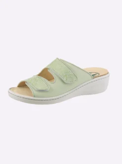 Pantolette mit Kork-Fußbett