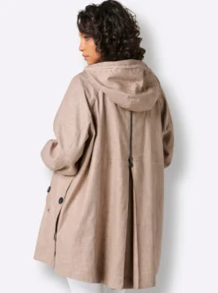 Parka mit 30% Leinen