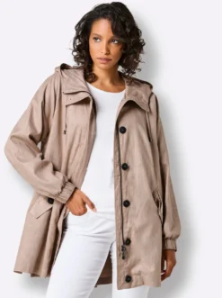 Parka mit 30% Leinen