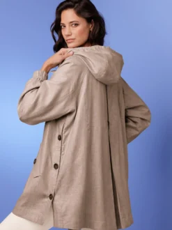 Parka mit 30% Leinen