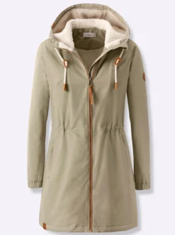 Parka mit Tunnelzug auf Höhe der Taille