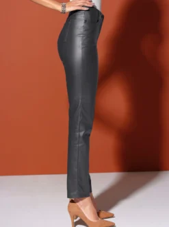 5-Pocket-Hose in Leder-Optik
