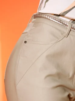 5-Pocket-Hose in Leder-Optik