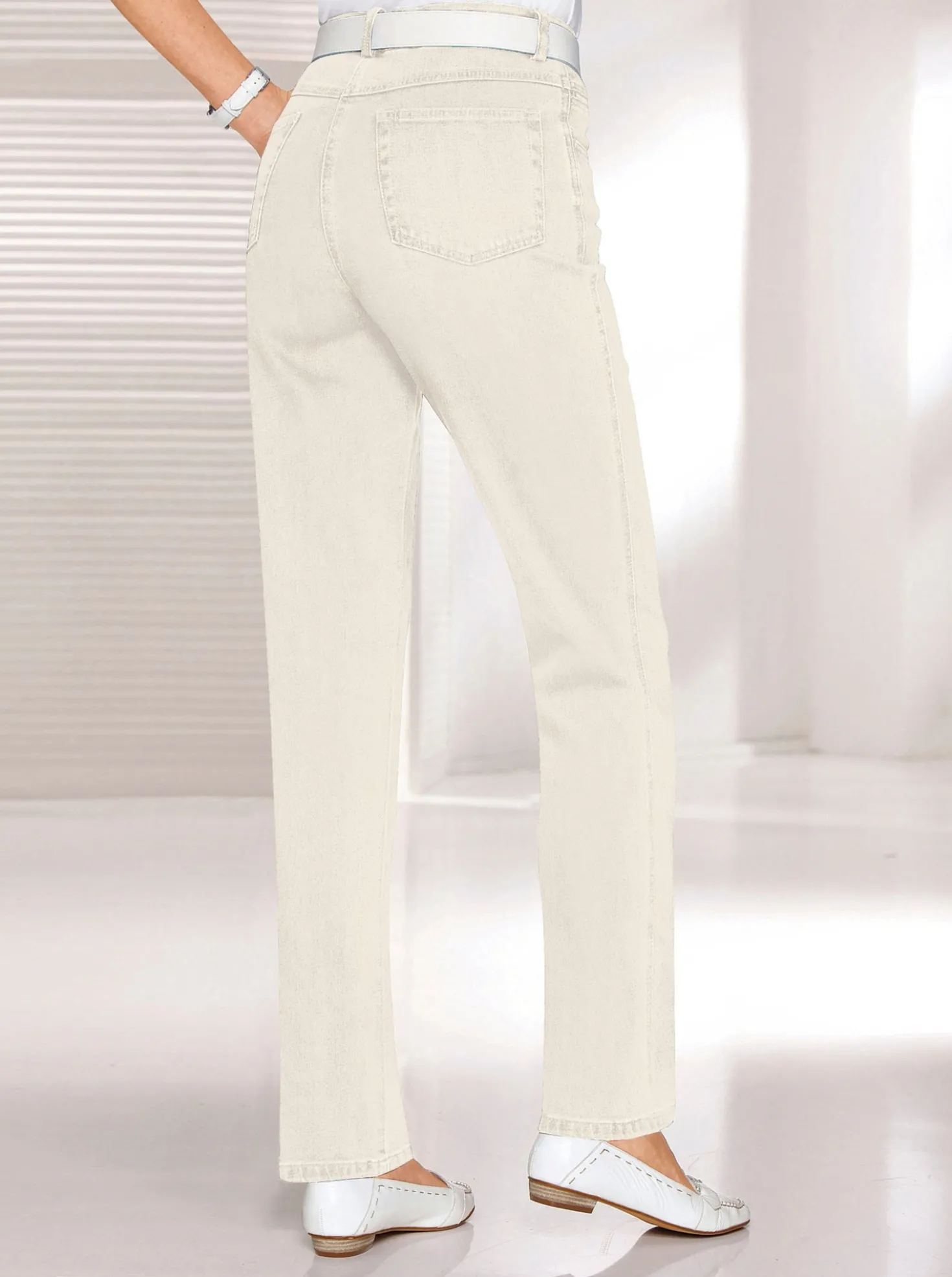 5-Pocket-Jeans gerade geschnitten