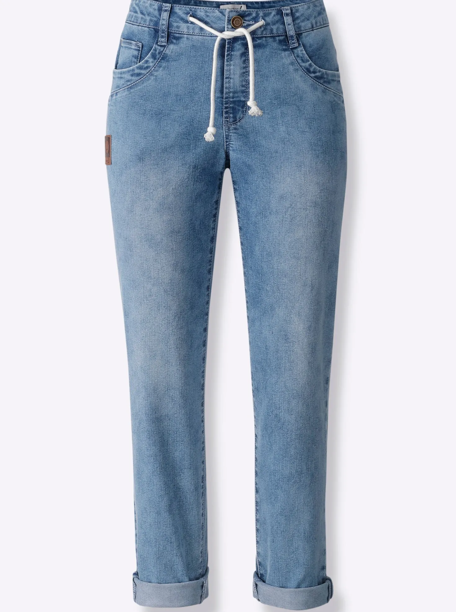 5-Pocket-Jeans in knöchellanger Schnittform