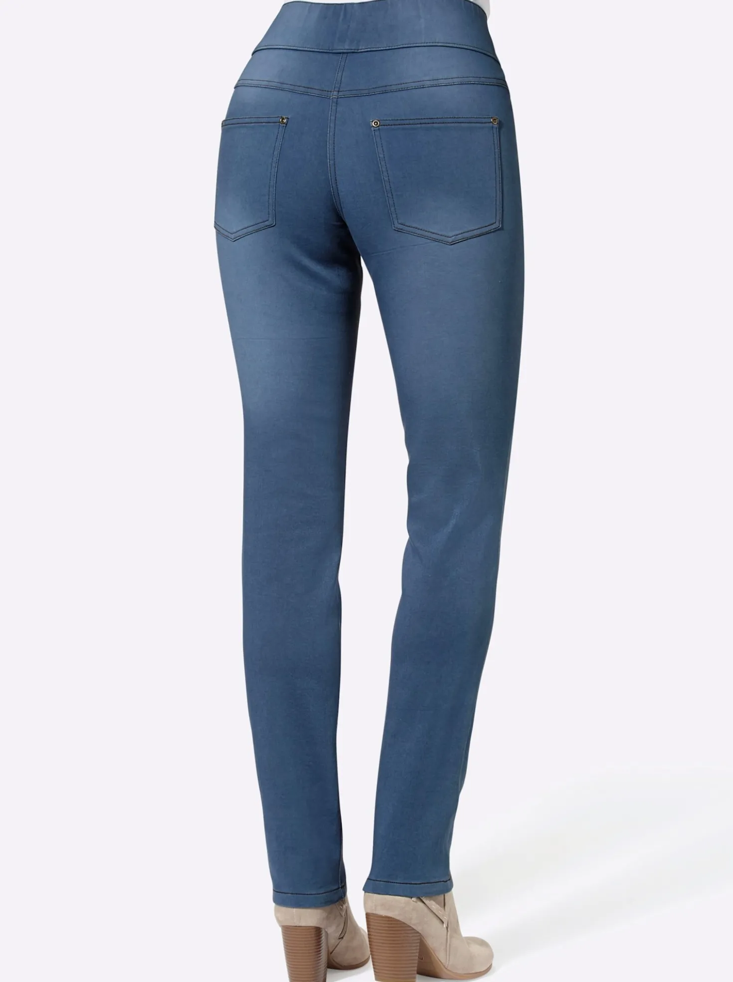 5-Pocket-Jeans in Schlupfform