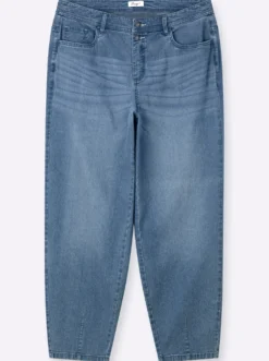 5-Pocket-Jeans mit Barrel-Leg