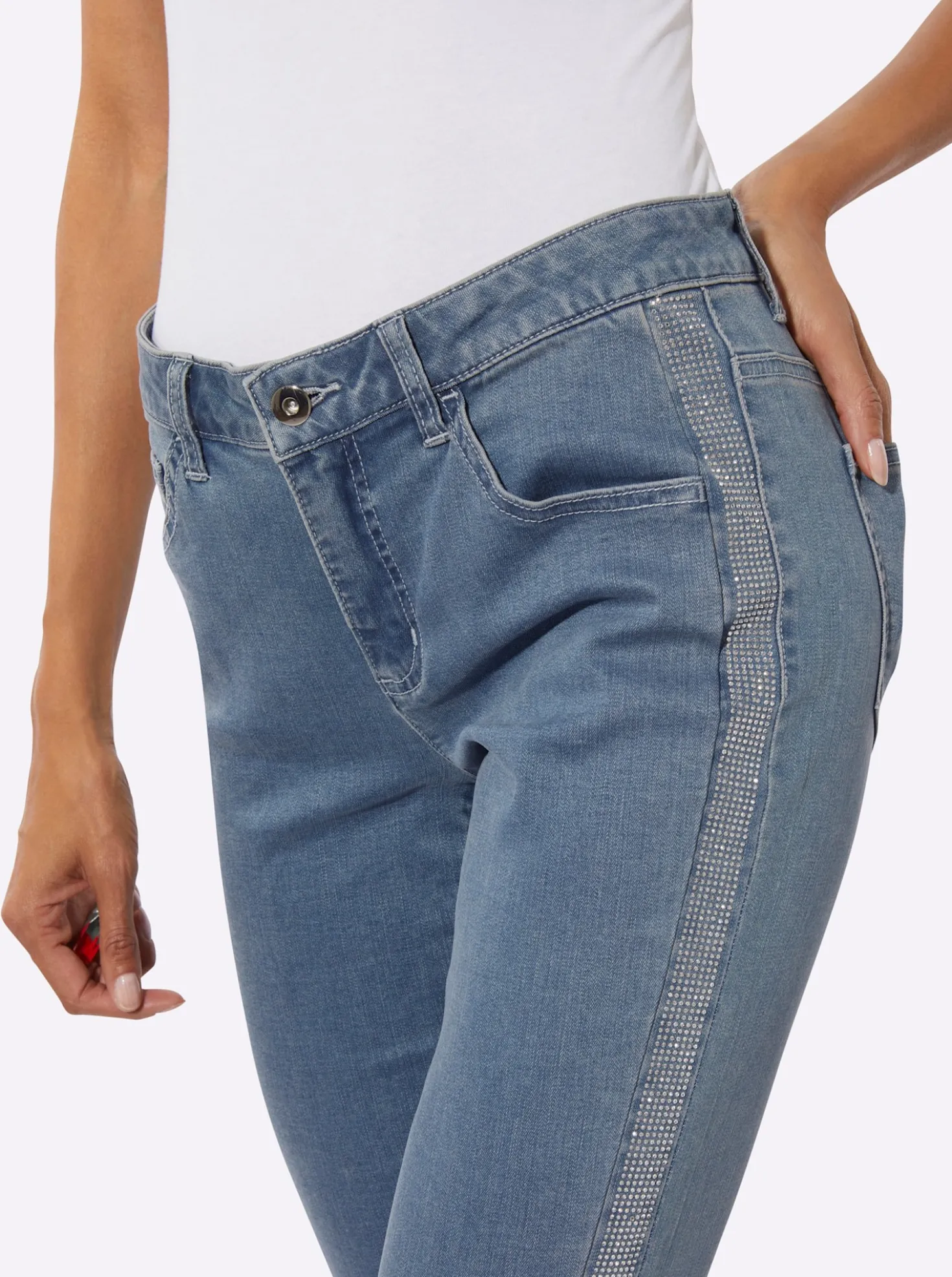 5-Pocket-Jeans mit Baumwolle