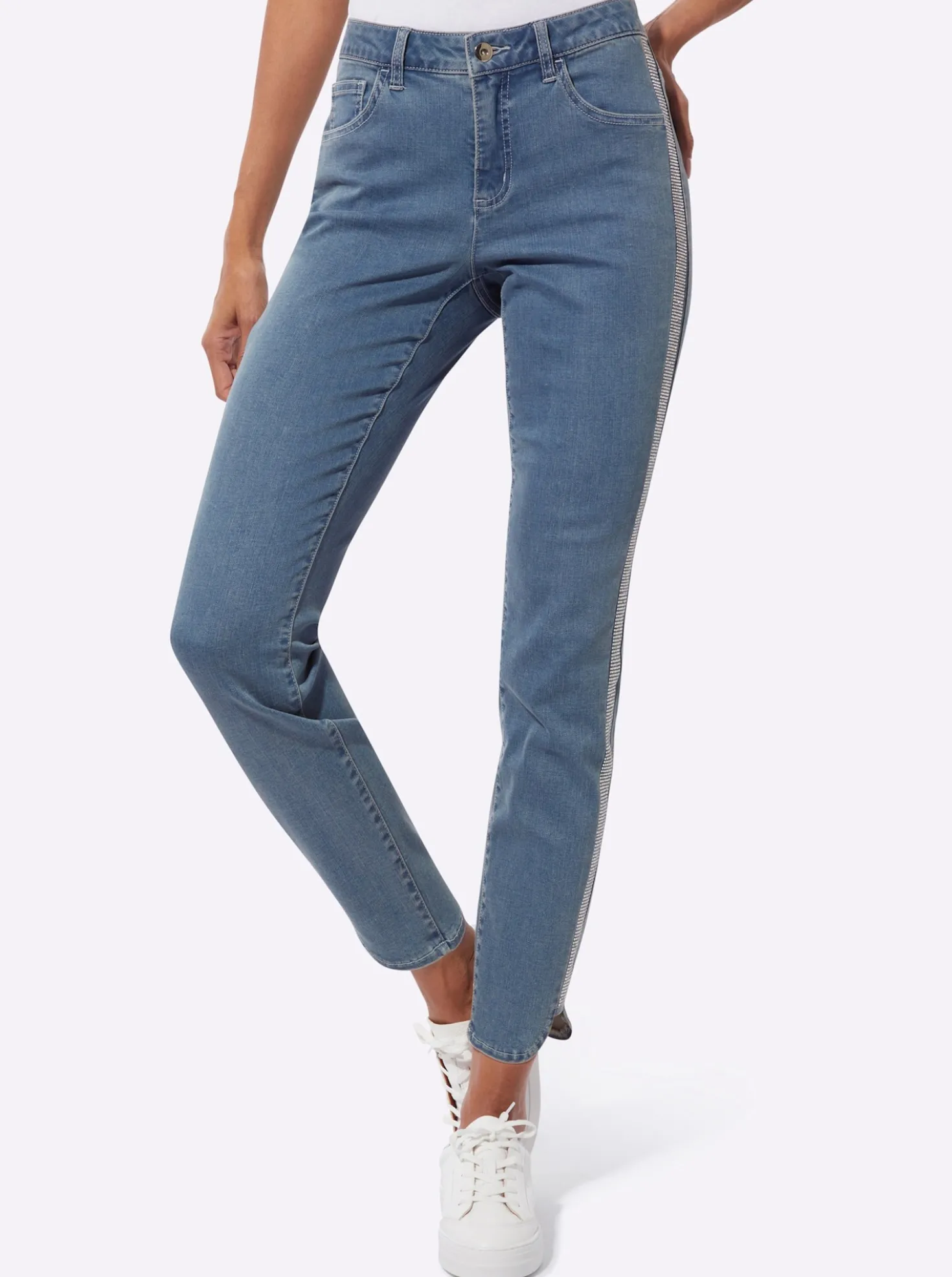 5-Pocket-Jeans mit Baumwolle