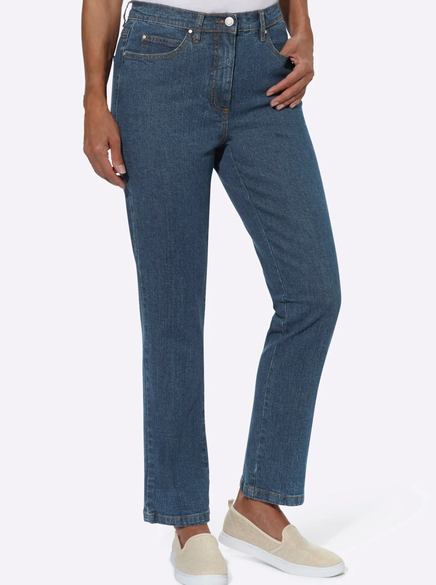 5-Pocket-Jeans mit Baumwoll-Stretch