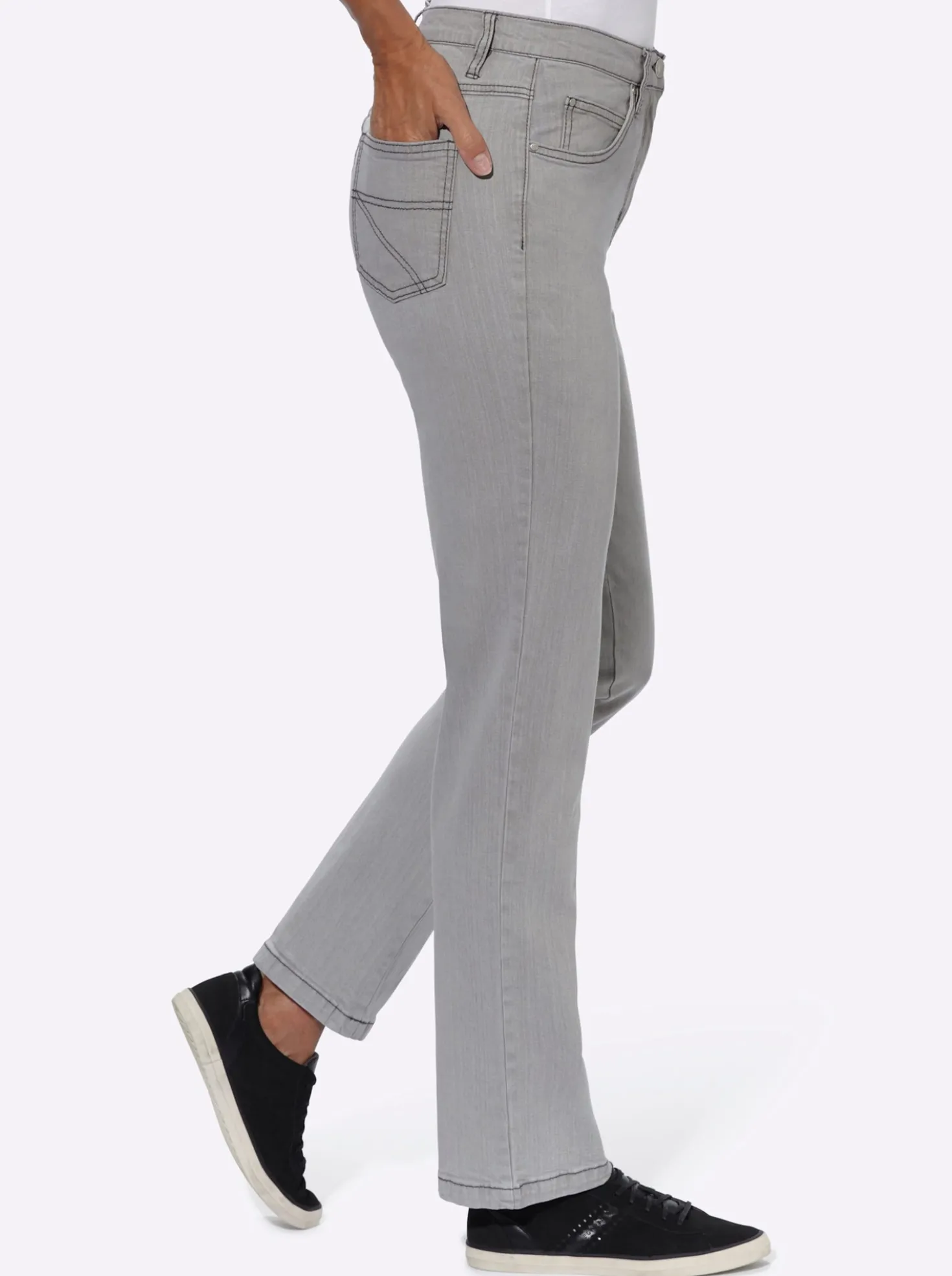 5-Pocket-Jeans mit Baumwoll-Stretch