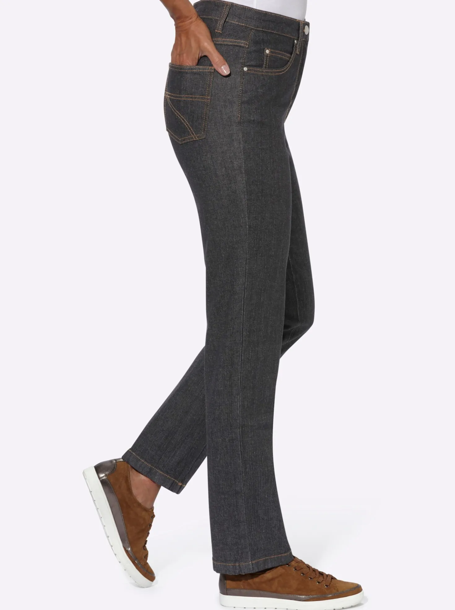 5-Pocket-Jeans mit Baumwoll-Stretch