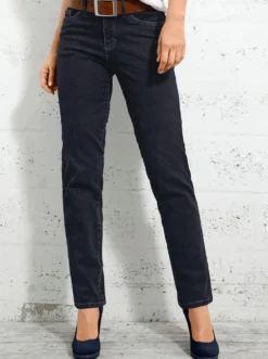5-Pocket-Jeans mit bestickten Gesäßtaschen