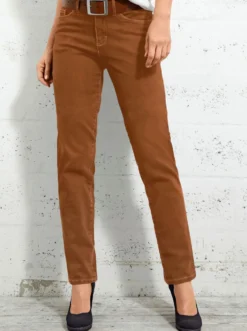 5-Pocket-Jeans mit bestickten Gesäßtaschen