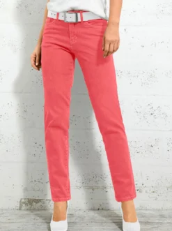 5-Pocket-Jeans mit bestickten Gesäßtaschen