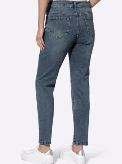 5-Pocket-Jeans mit Glitzersteinchen