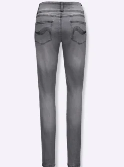 5-Pocket-Jeans mit hohem Bund