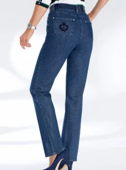 5-Pocket-Jeans mit innenliegendem Dehnbund
