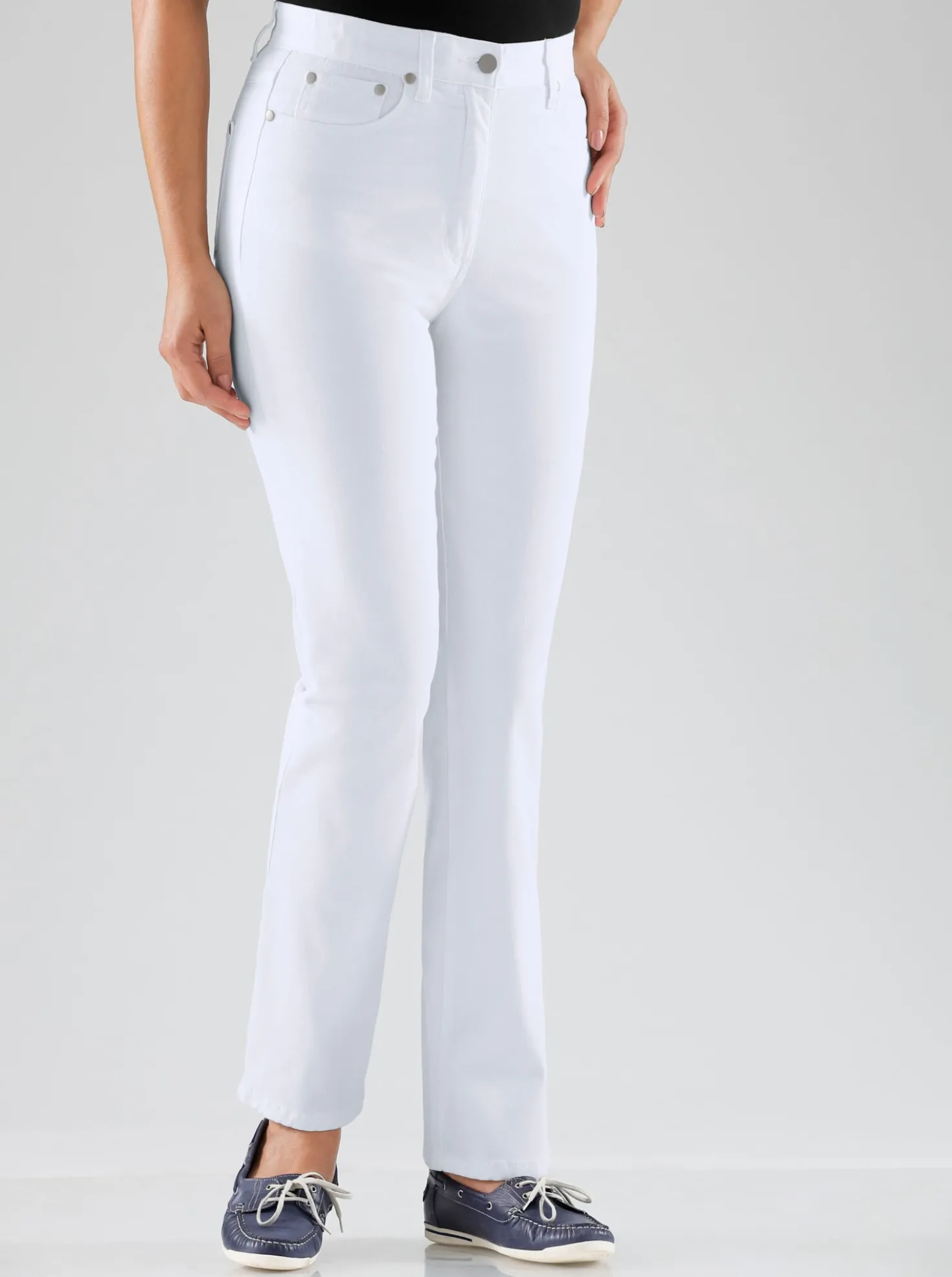 5-Pocket-Jeans mit innenliegendem Dehnbund