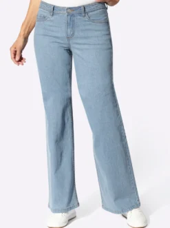 5-Pocket-Jeans mit Kontrastnähten