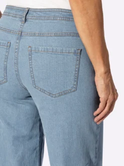 5-Pocket-Jeans mit Kontrastnähten